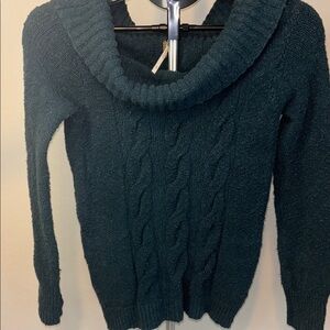 Free people Teal Cable Knit Women's Sweater size  size large